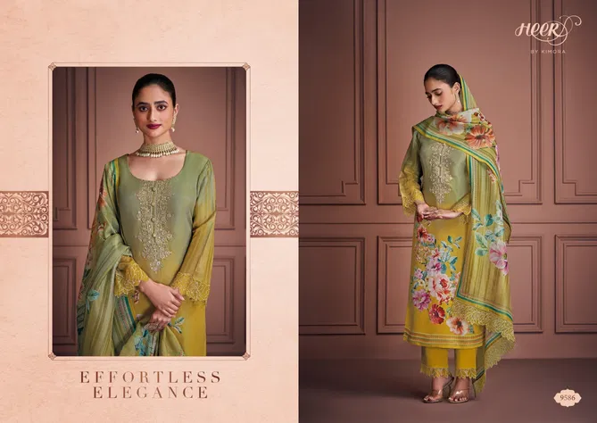 Saaj Vol 202 By Kimora Heer Muslin Salwar Suits Suppliers In India